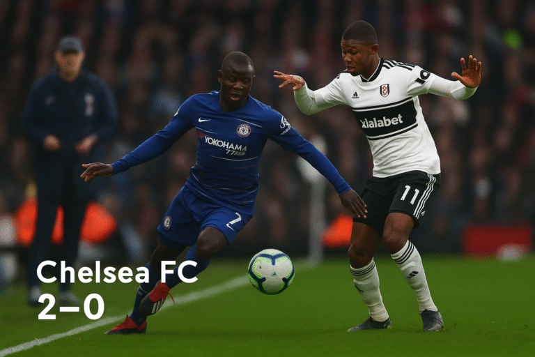 Chelsea vs Fulham 2025 Premier League match – Chelsea secured a 2-0 win at Stamford Bridge with goals from Joao Pedro and Enzo Fernández.
