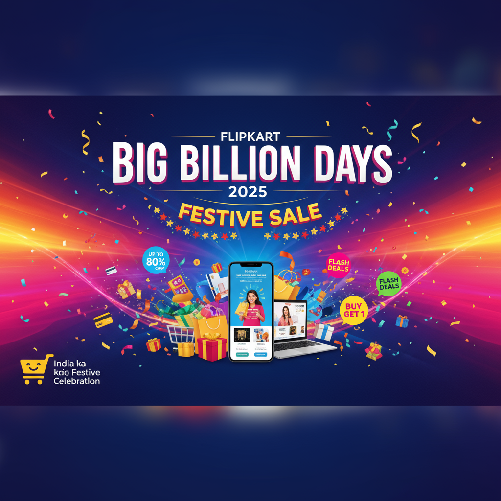 Flipkart Big Billion Days Sale 2025 banner