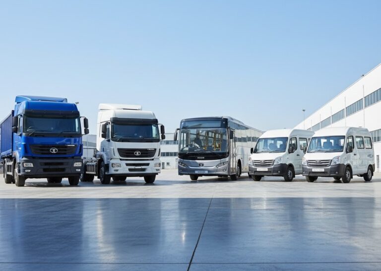 Tata Motors CV lineup representing India’s leading truck and bus manufacturer
