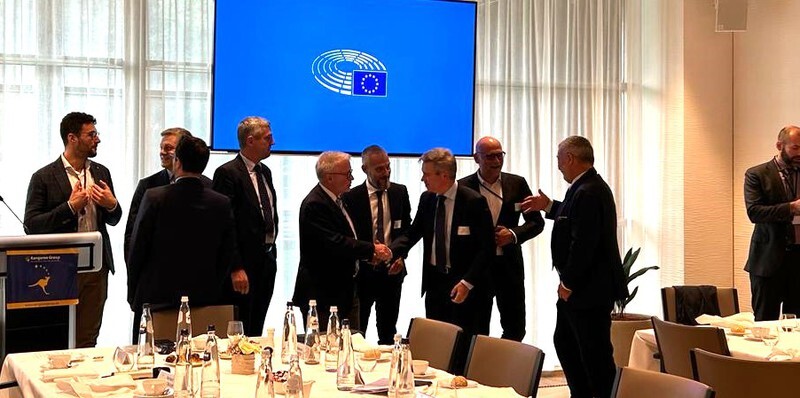 European Union leaders discussing trade agreement