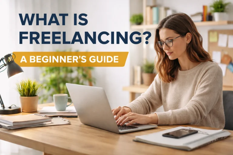 What Is Freelancing – remote work beginner's setup