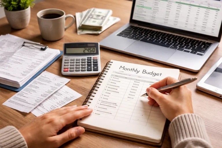 Budget Planning for Beginners tracking monthly income and expenses