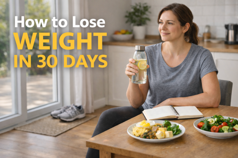 how to lose weight in 30 days naturally with realistic diet and healthy lifestyle habits