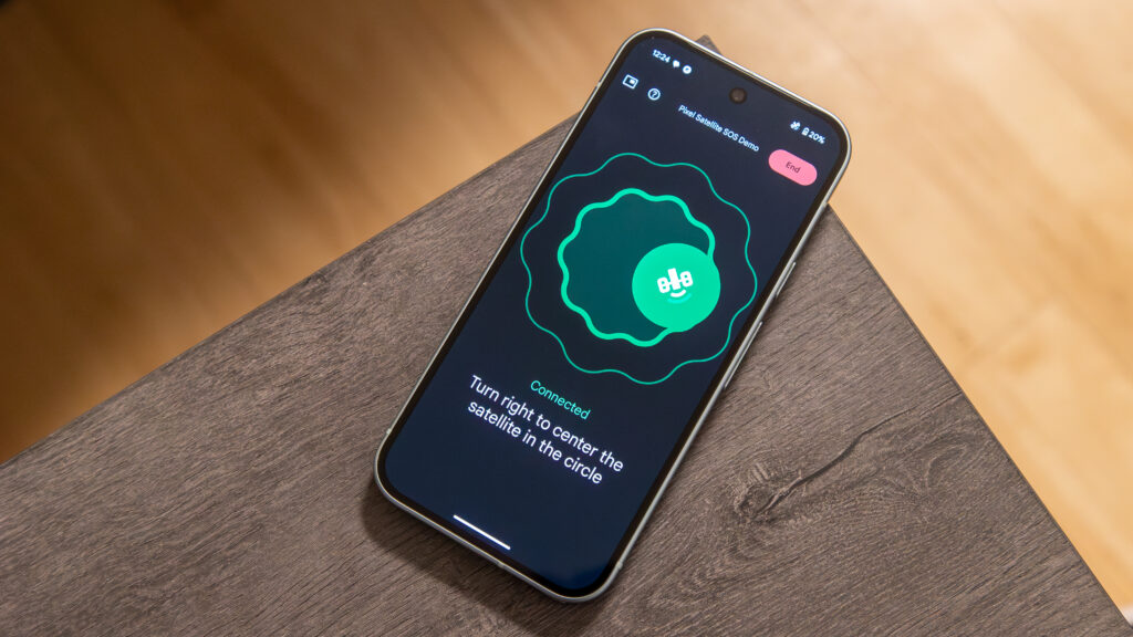 Satellite connectivity in smartphones