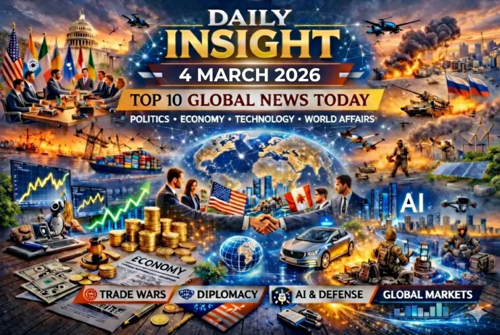 Top world news 4 March 2026 global politics economy technology and war headlines