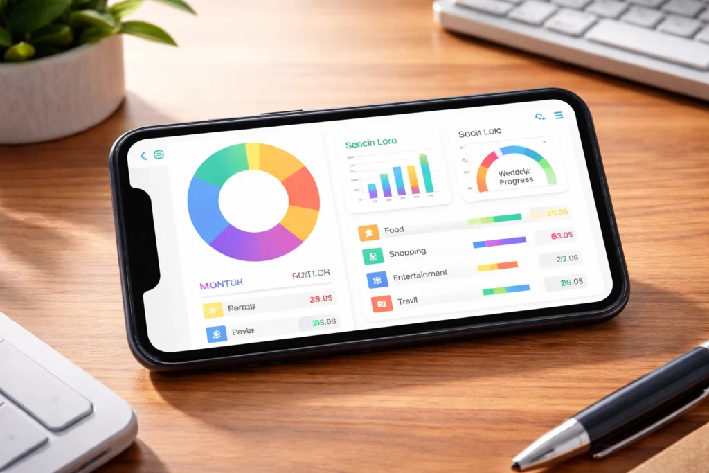 Best Apps to Track Expenses on smartphone finance app dashboard