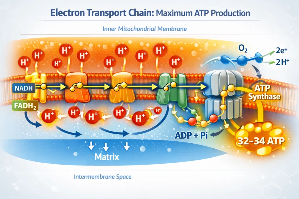 Electron Transport Chain: Maximum ATP Production