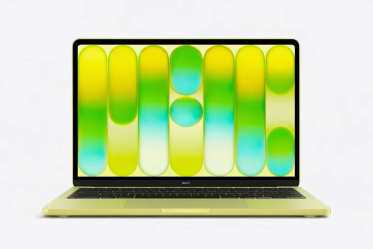 MacBook Neo Apple budget laptop with modern design and colorful display