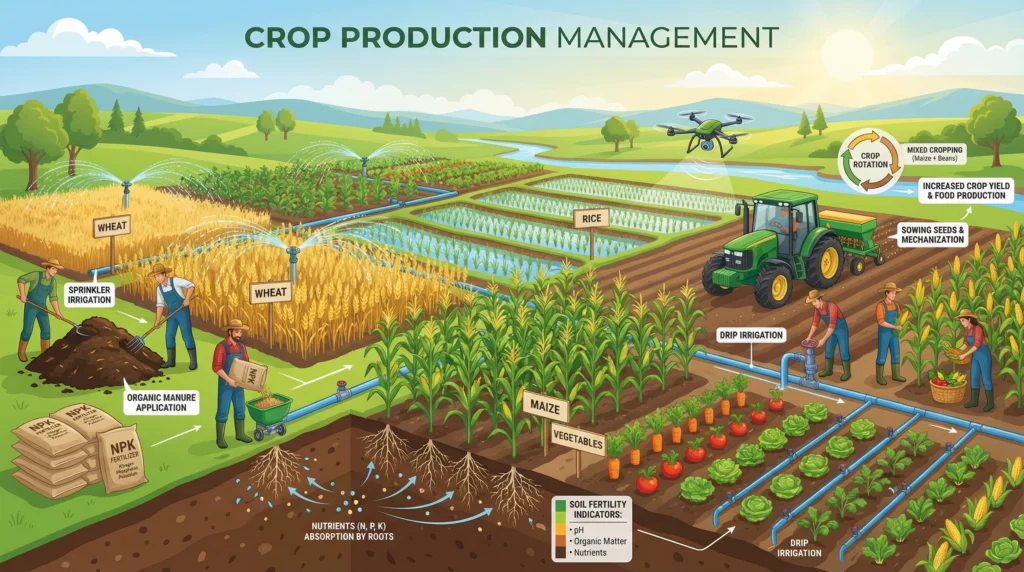 Crop Production Management