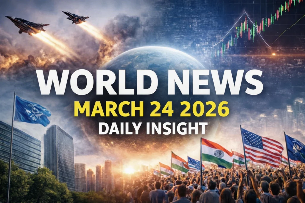 Global Breaking News March 24 2026