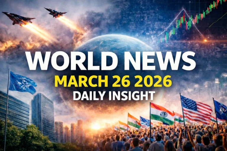 Global Breaking News March 26 2026