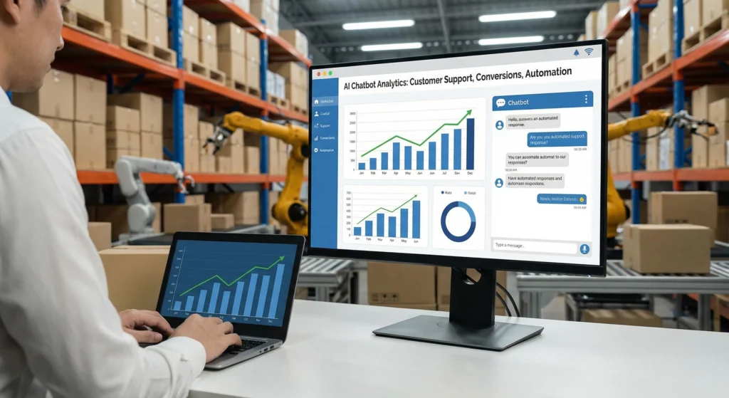 AI chatbots for e-commerce customer support interface