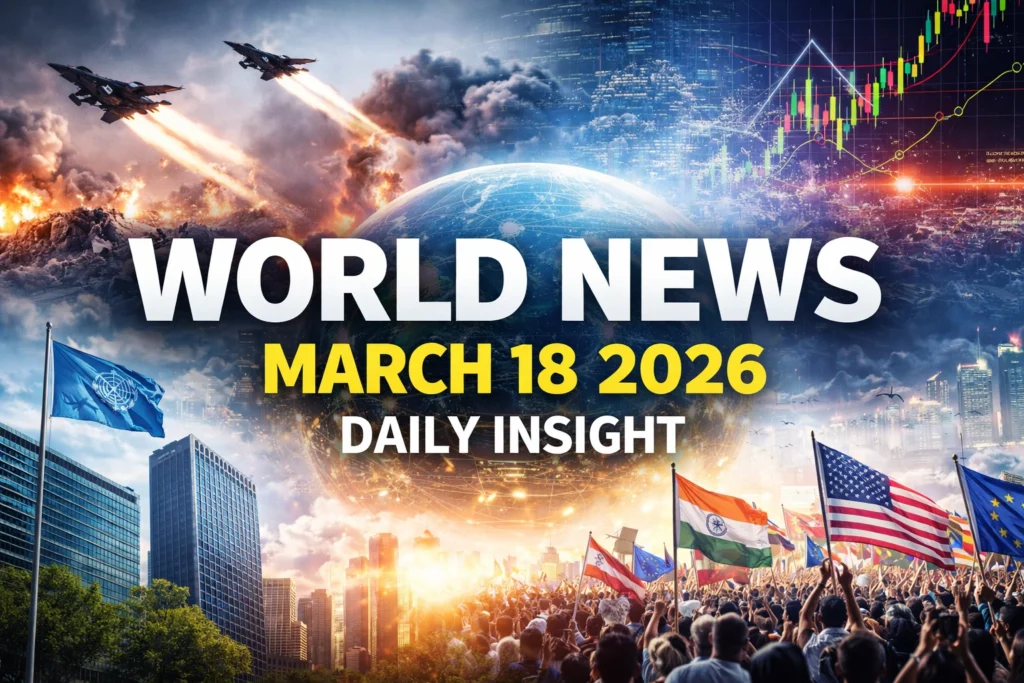 world news March 18 2026