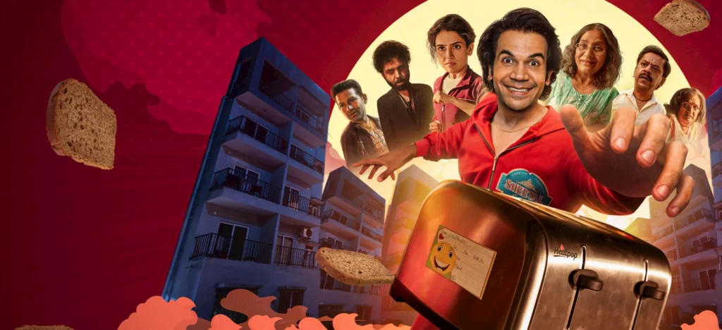 Bollywood film Toaster scene featuring lead actors in a tense moment, highlighting the movie’s dramatic tone and confused storytelling style.