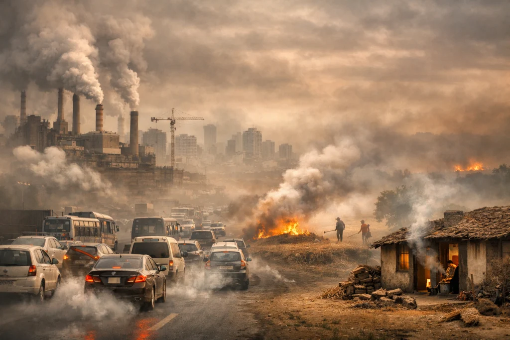 Major Causes of Air Pollution in India