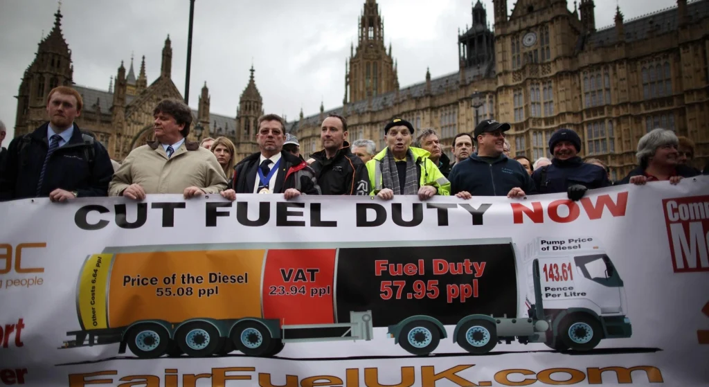 Fuel Price Protests Reported in Europe