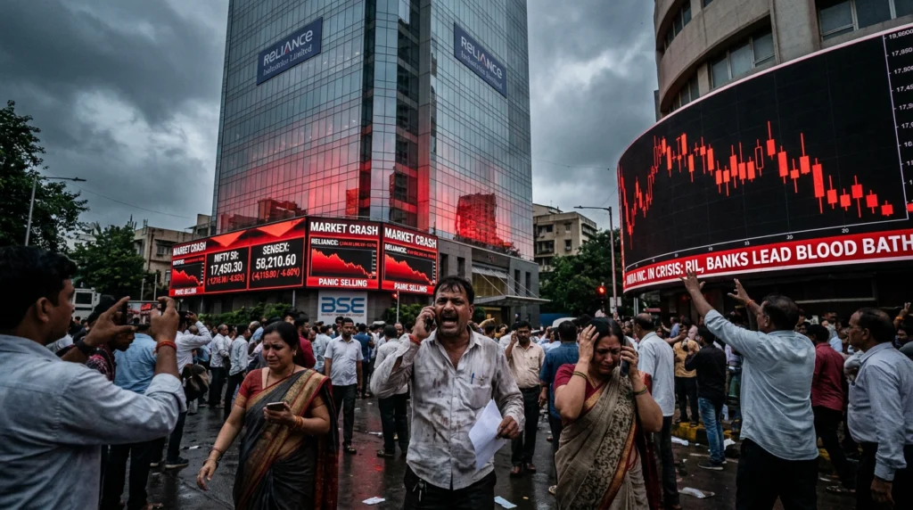 RIL share price crash