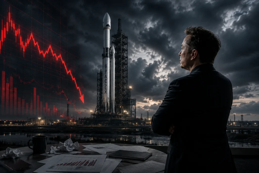 SpaceX loss impact on Elon Musk space company