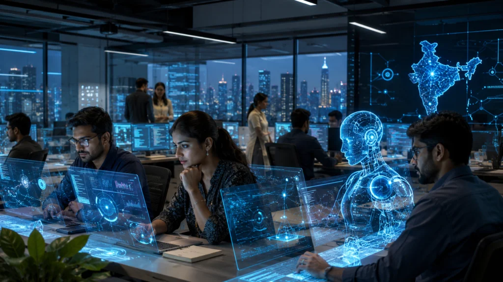 IBM India AI Message highlighting India’s IT workforce transformation in the AI era