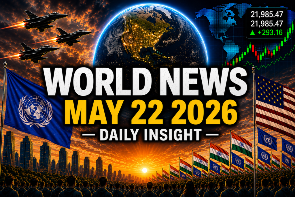 May 22 2026 global news