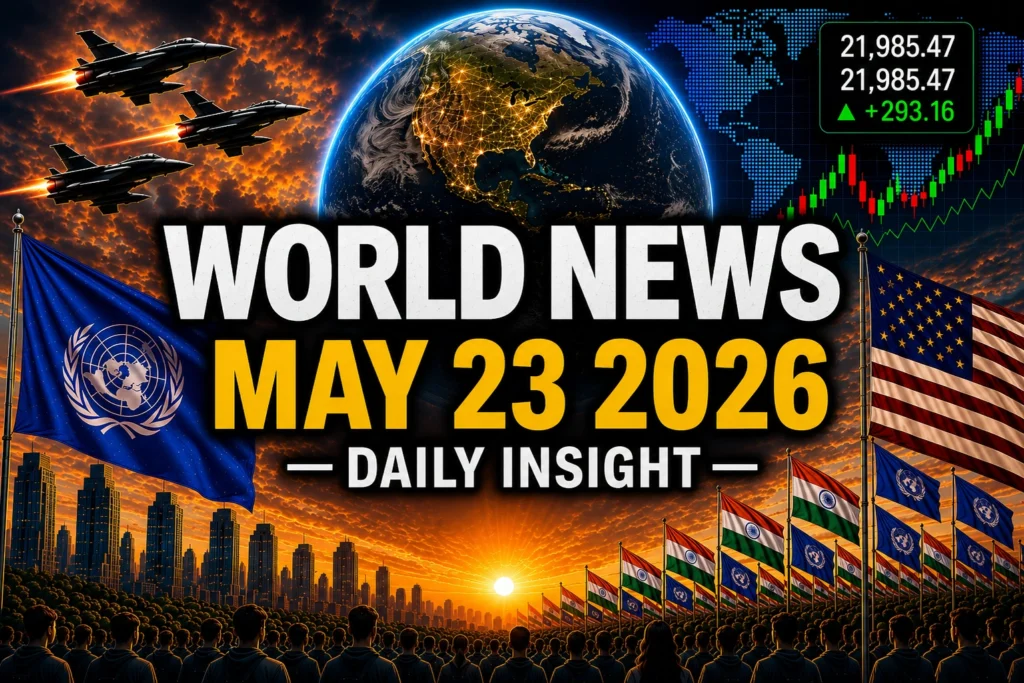 May 23 2026 global news
