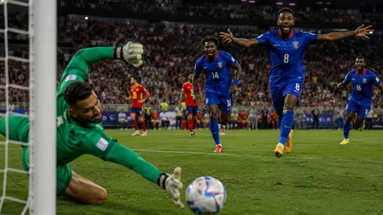 Cape Verde vs Spain World Cup match featuring a dramatic save by goalkeeper Vozinha